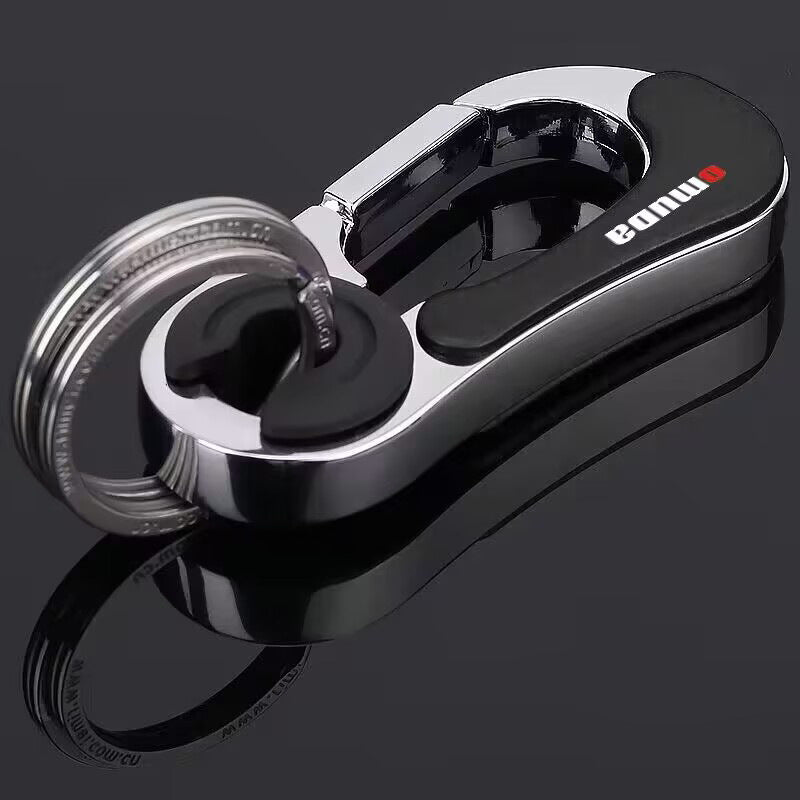Mens Car Keychain with Double Ring