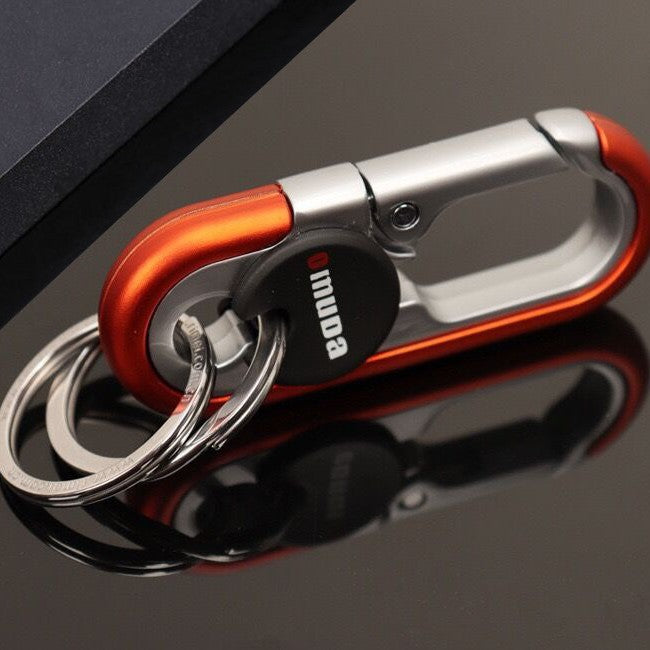 Mens Car Keychain with Double Ring