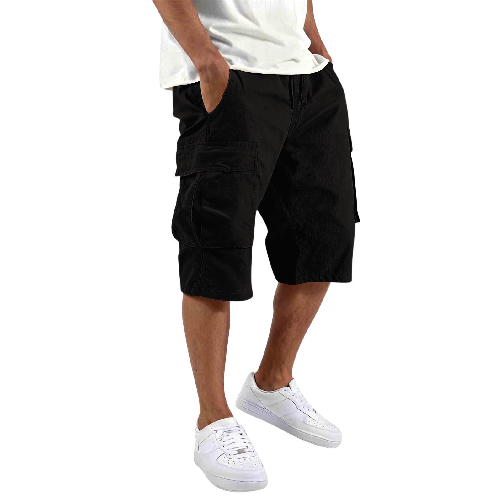 Mens Cargo Shorts Sport Casual Multi Pocket