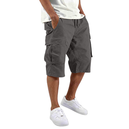 Mens Cargo Shorts Sport Casual Multi Pocket