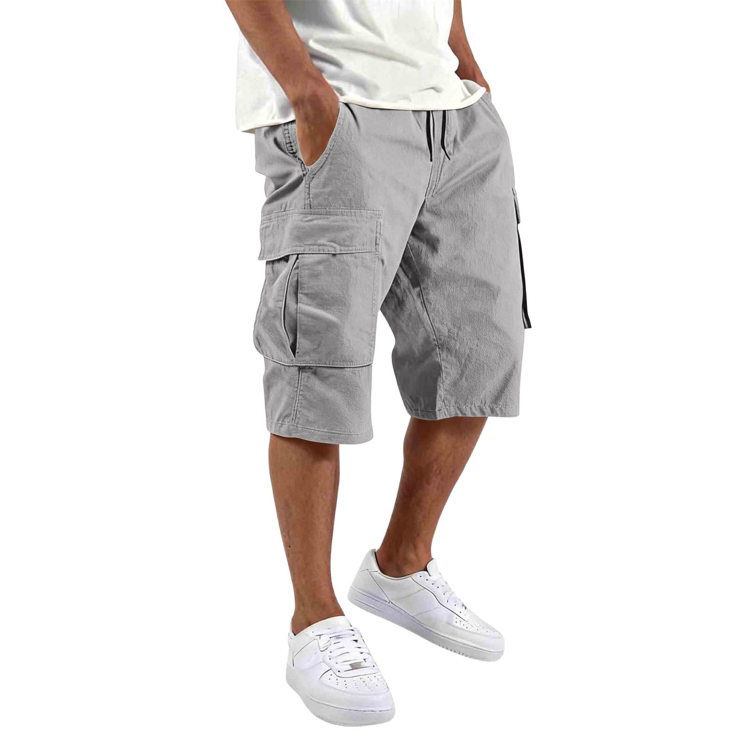 Mens Cargo Shorts Sport Casual Multi Pocket