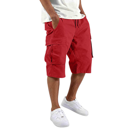 Mens Cargo Shorts Sport Casual Multi Pocket