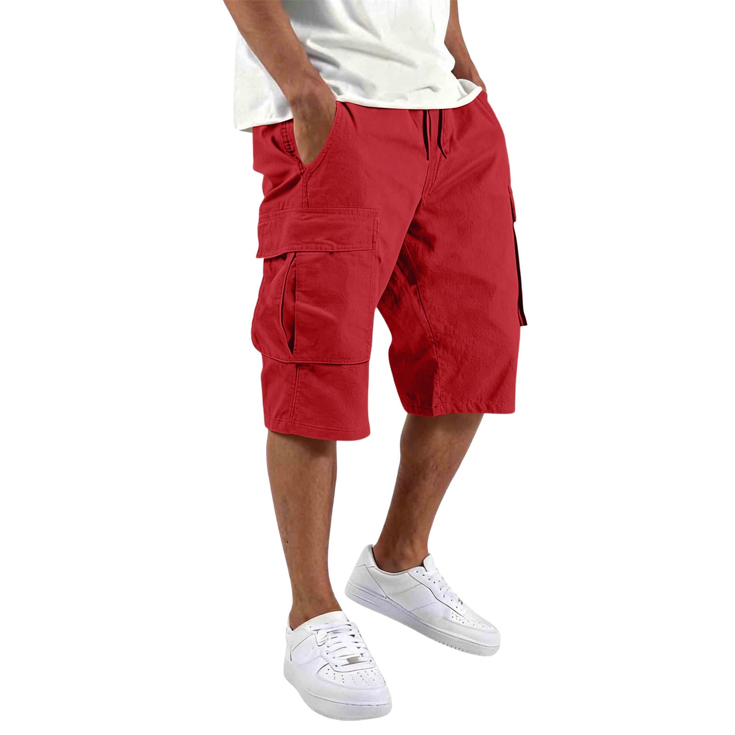 Mens Cargo Shorts Sport Casual Multi Pocket