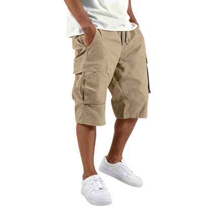Mens Cargo Shorts Sport Casual Multi Pocket