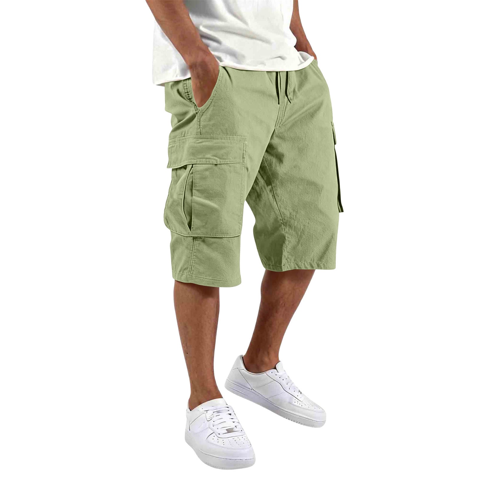 Mens Cargo Shorts Sport Casual Multi Pocket