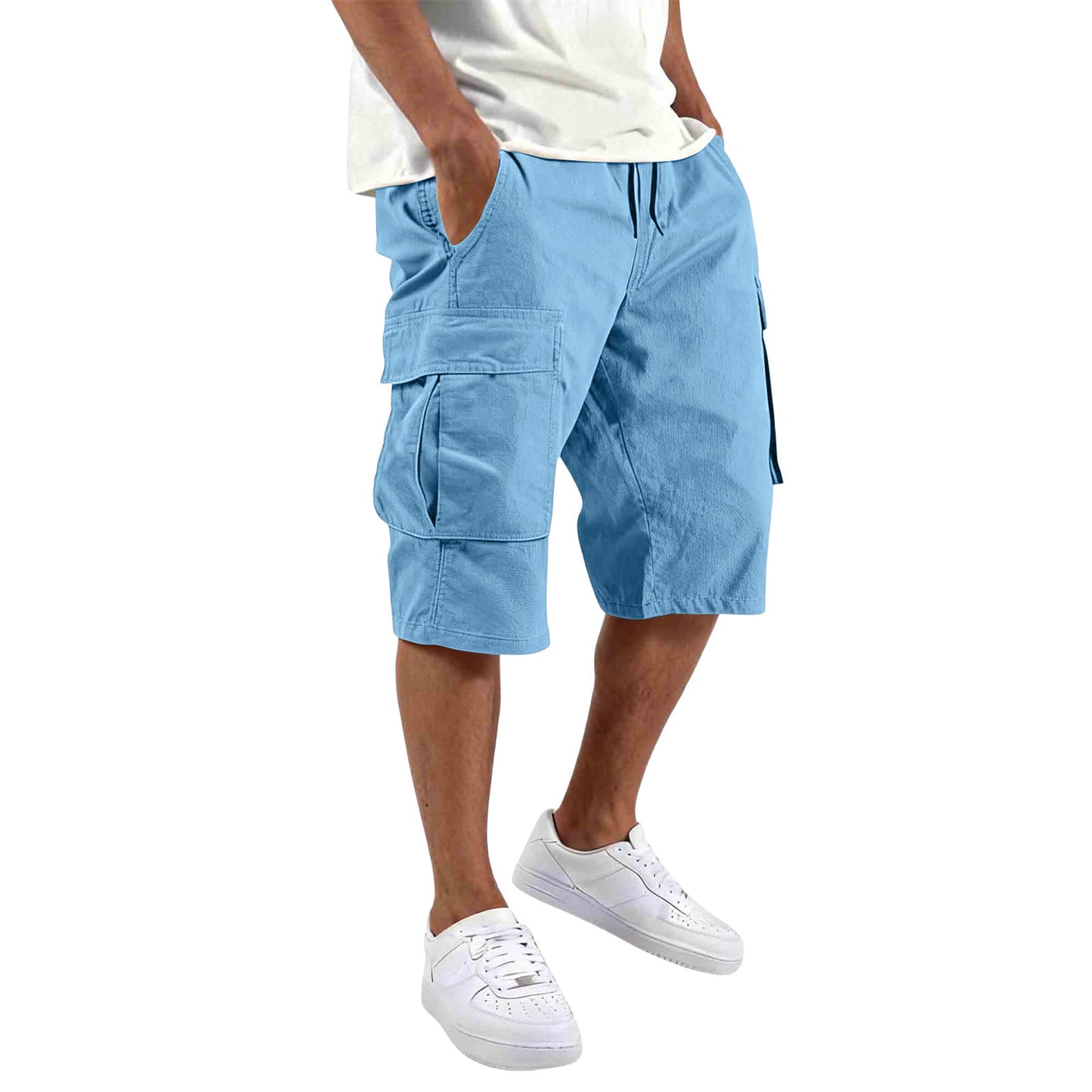 Mens Cargo Shorts Sport Casual Multi Pocket