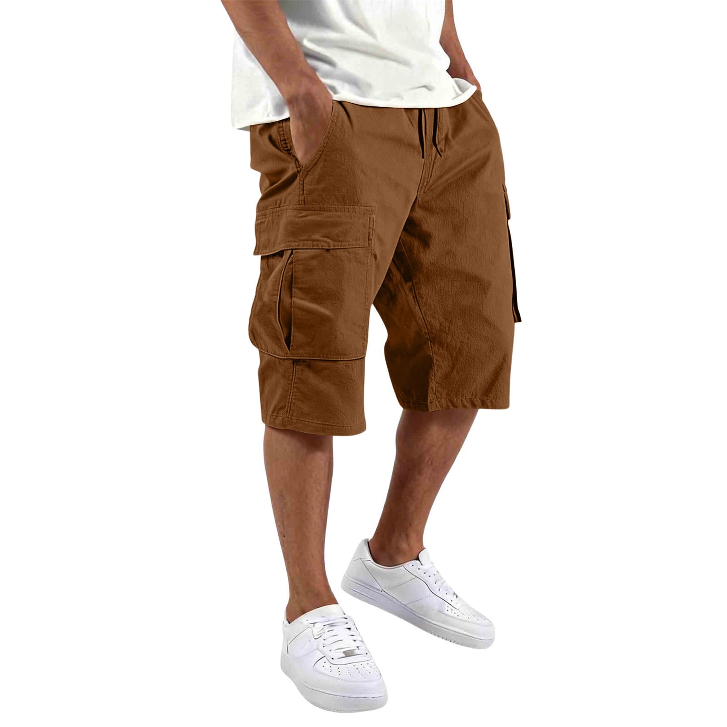 Mens Cargo Shorts Sport Casual Multi Pocket