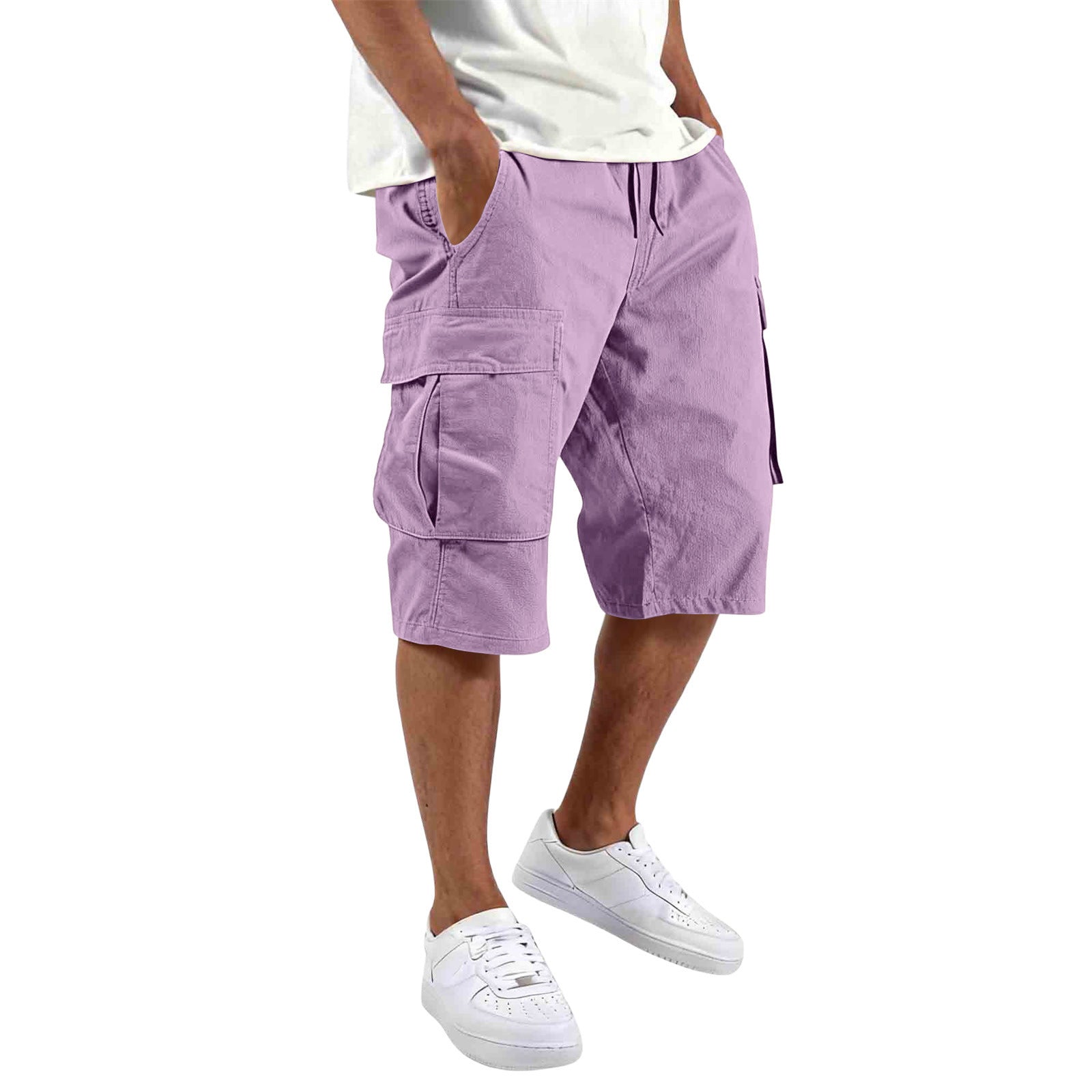 Mens Cargo Shorts Sport Casual Multi Pocket