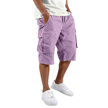 Mens Cargo Shorts Sport Casual Multi Pocket