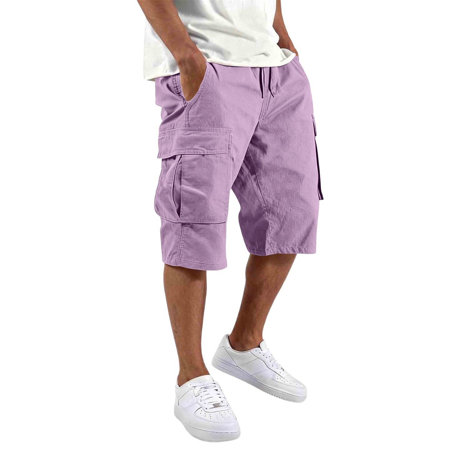 Mens Cargo Shorts Sport Casual Multi Pocket