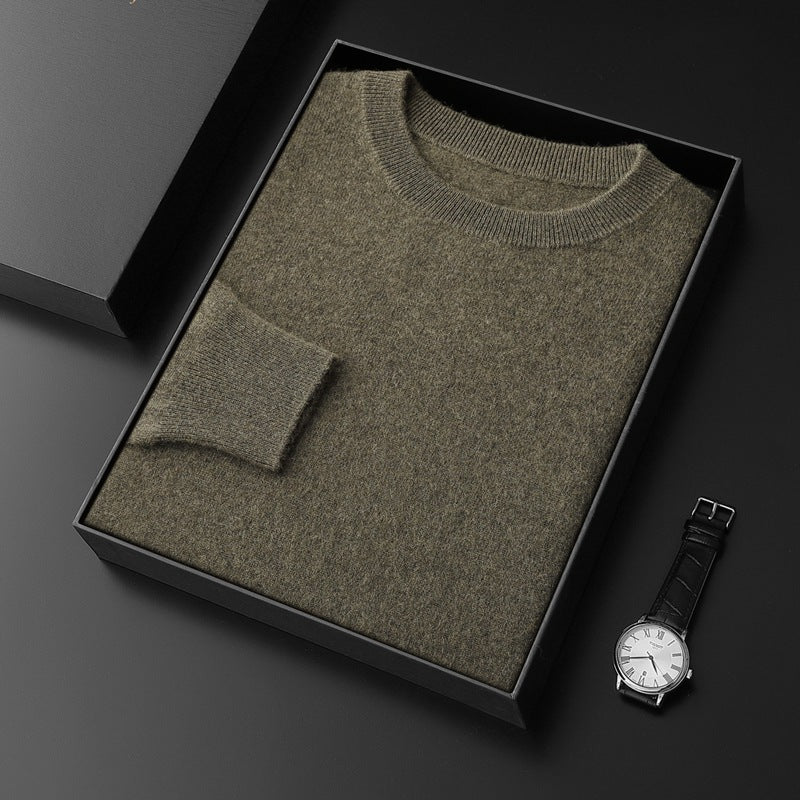 Mens Cashmere Blend Knit Sweater
