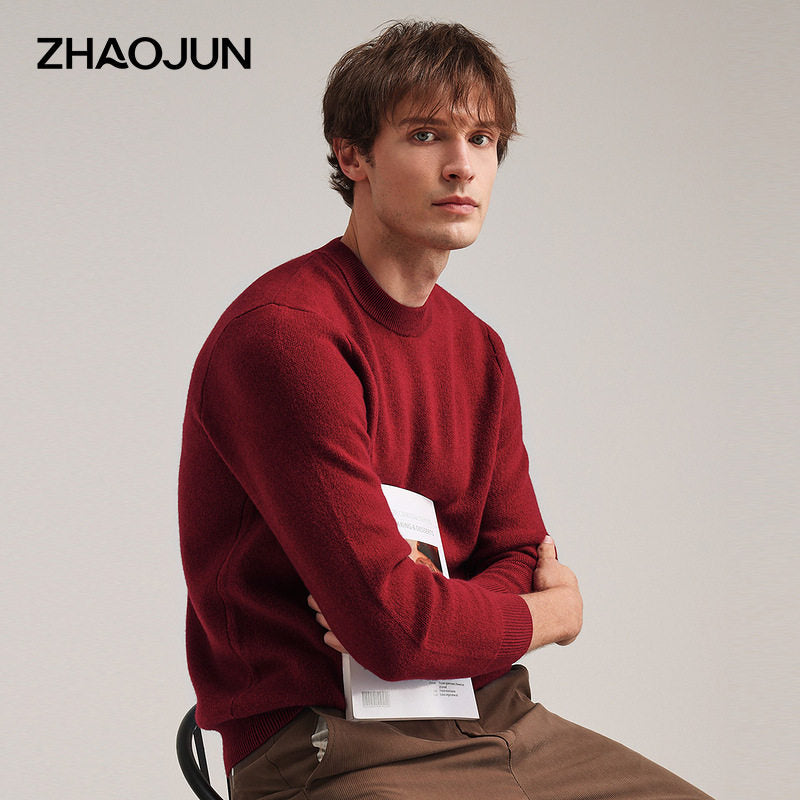Mens Cashmere Blend Knitted Sweater