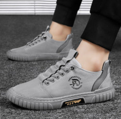 Mens Casual Canvas Slip On Sneakers