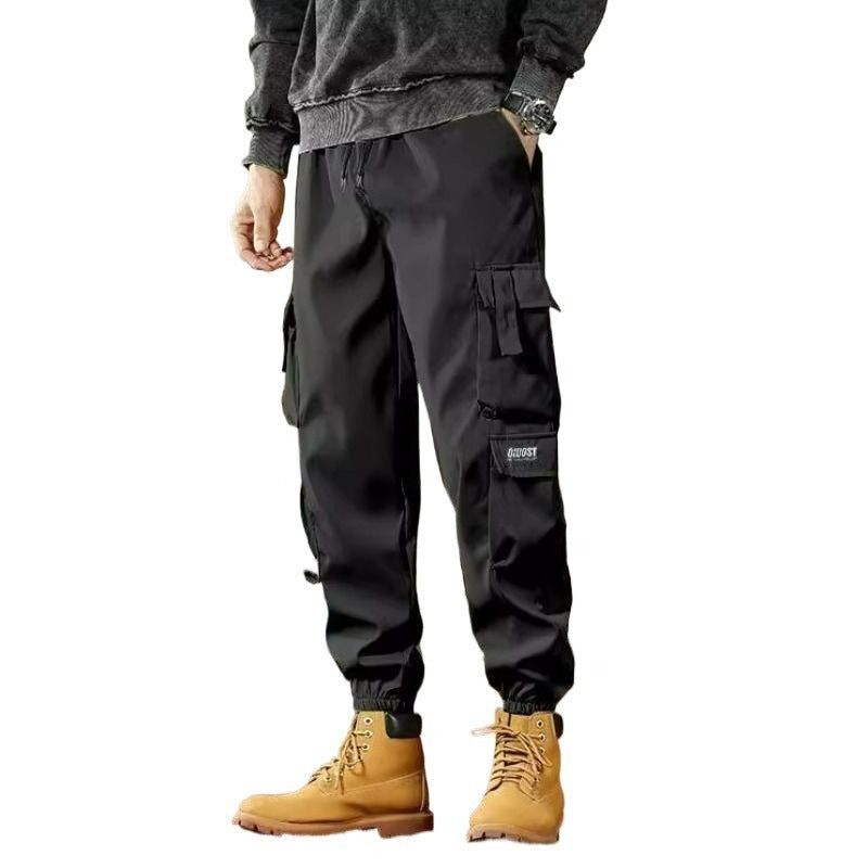 Mens Casual Cargo Pants Loose Fit