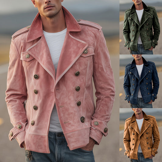 Mens Casual Cotton Blend Jacket
