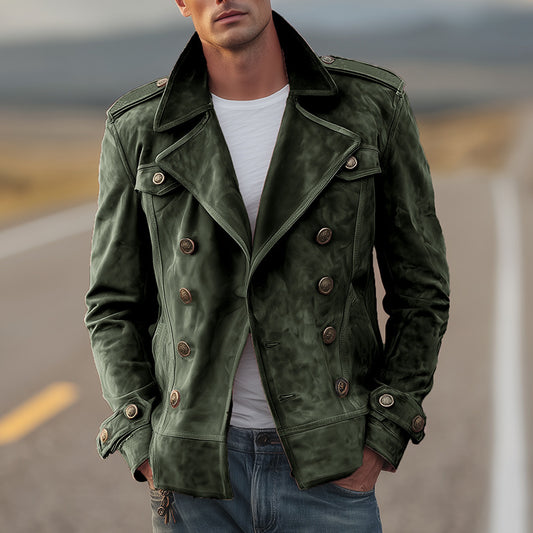 Mens Casual Cotton Blend Jacket