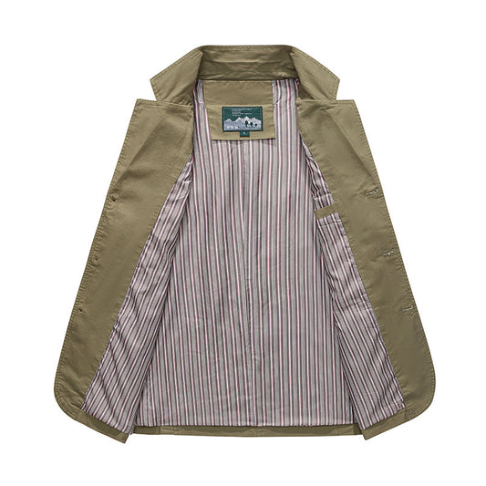 Mens Casual Cotton Jacket