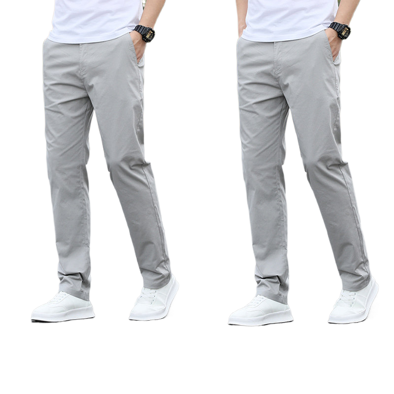 Mens Casual Cotton Stretch Pants