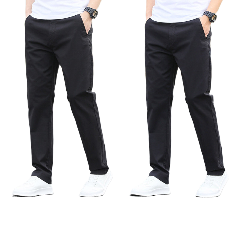 Mens Casual Cotton Stretch Pants