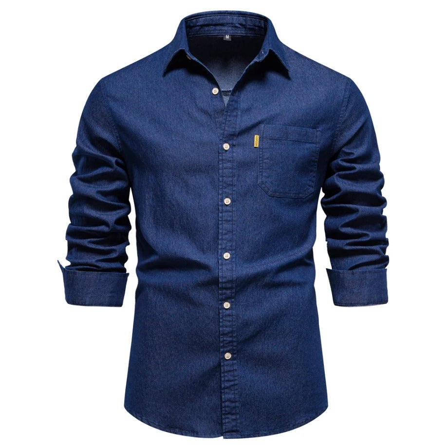 Mens Casual Denim Shirt