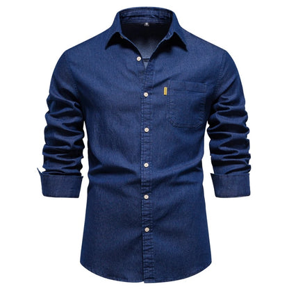 Mens Casual Denim Shirt