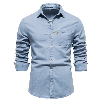 Mens Casual Denim Shirt