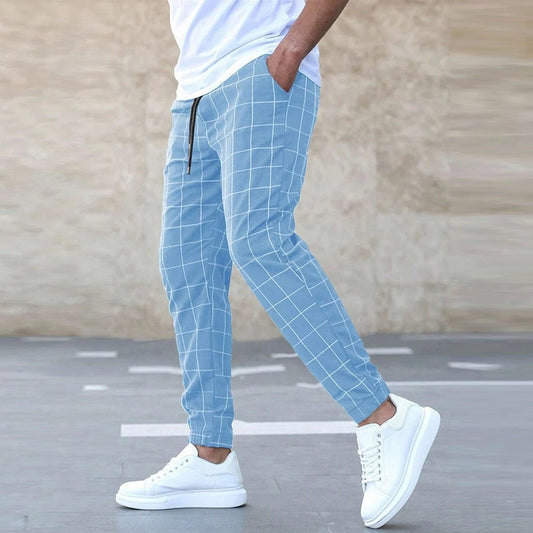 Mens Casual Drawstring Trousers