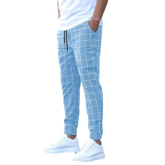 Mens Casual Drawstring Trousers