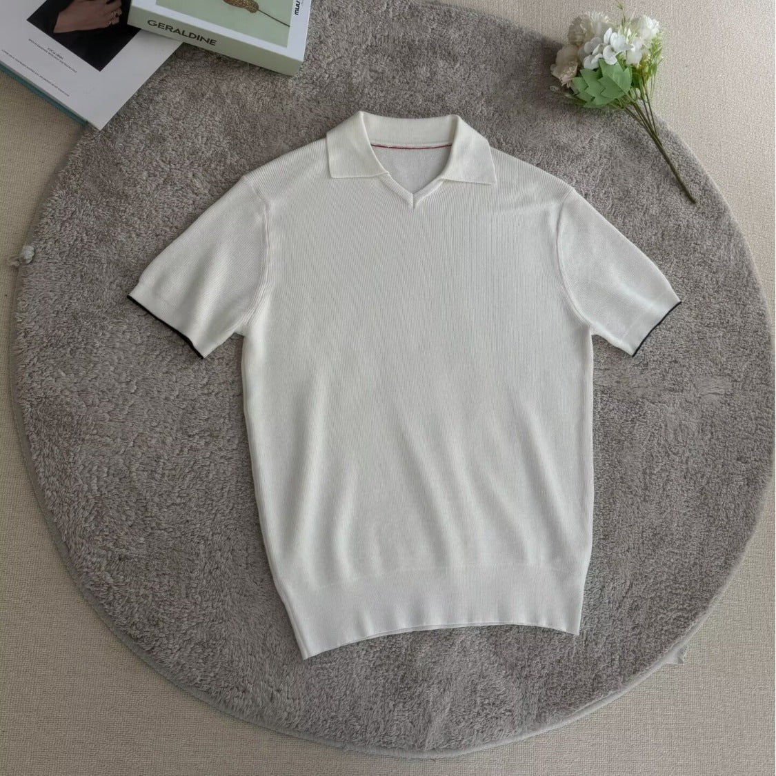 Mens Casual Knit Shirt