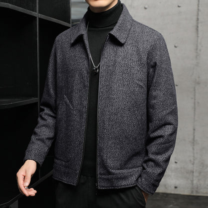 Mens Casual Lapel Jacket