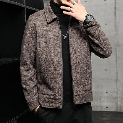 Mens Casual Lapel Jacket