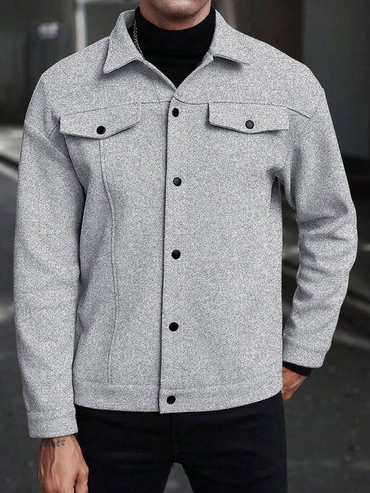 Mens Casual Lapel Jacket