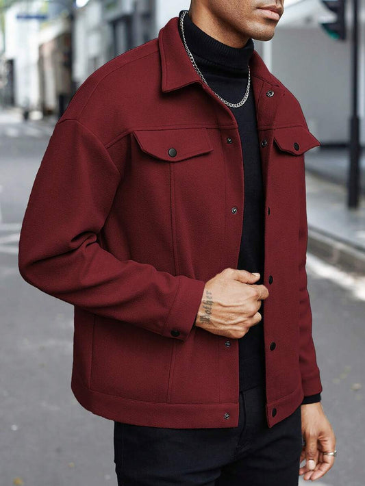Mens Casual Lapel Jacket