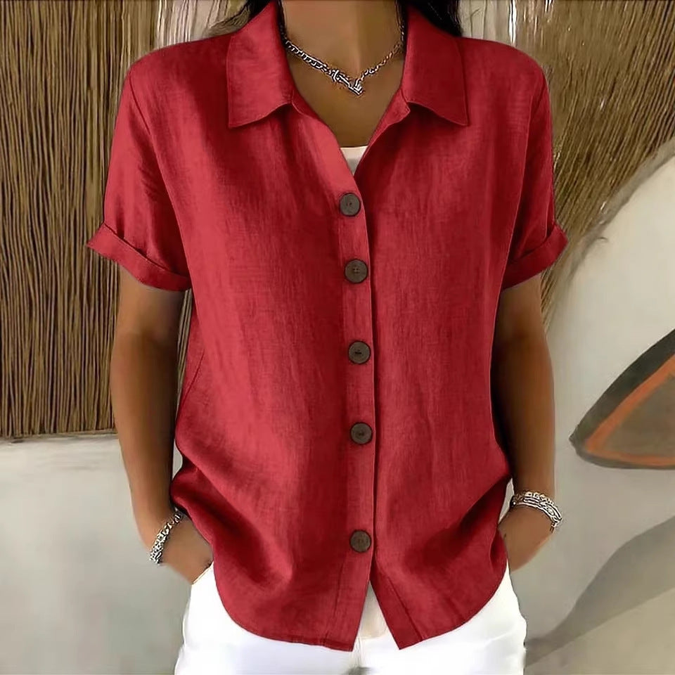 Mens Casual Lapel Shirt