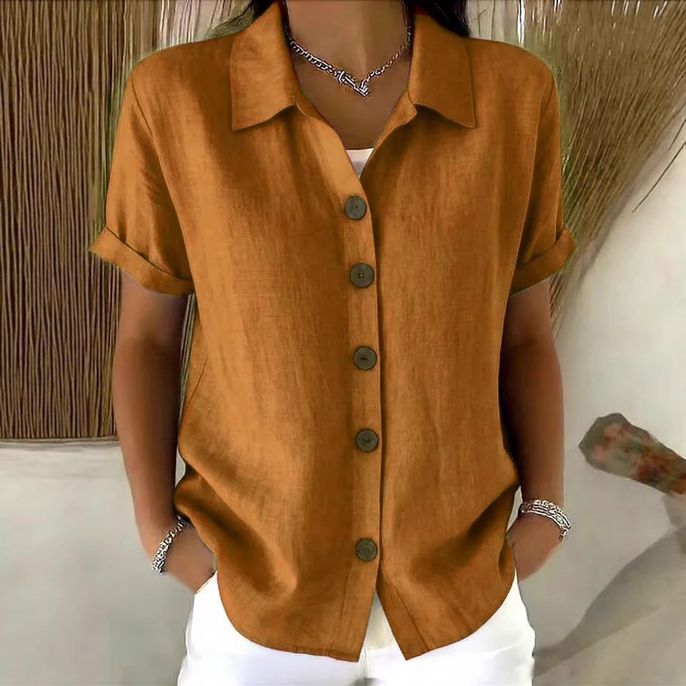Mens Casual Lapel Shirt
