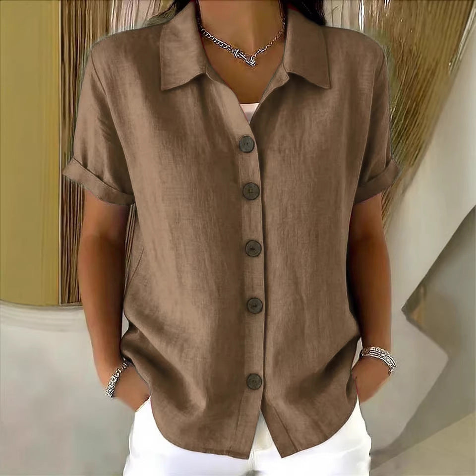 Mens Casual Lapel Shirt