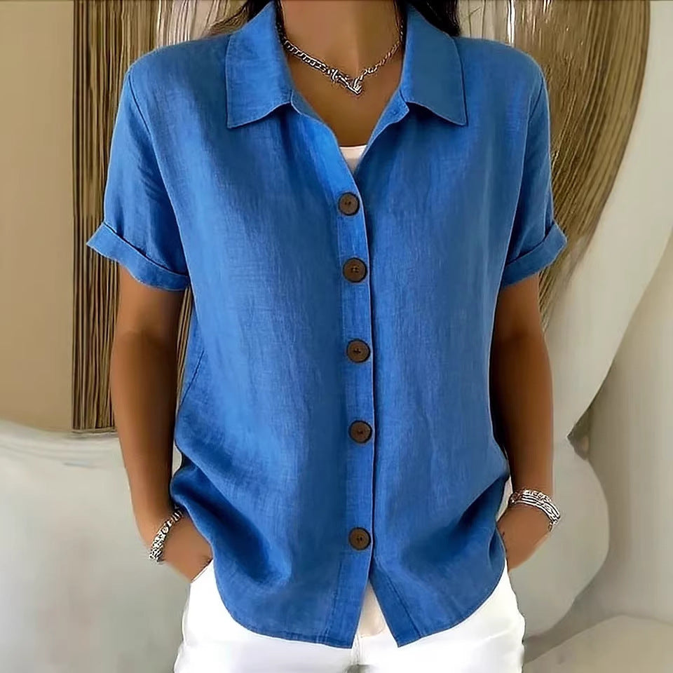 Mens Casual Lapel Shirt