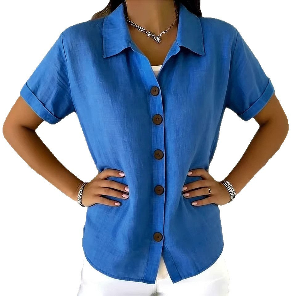 Mens Casual Lapel Shirt