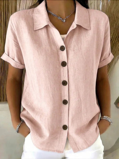 Mens Casual Lapel Shirt