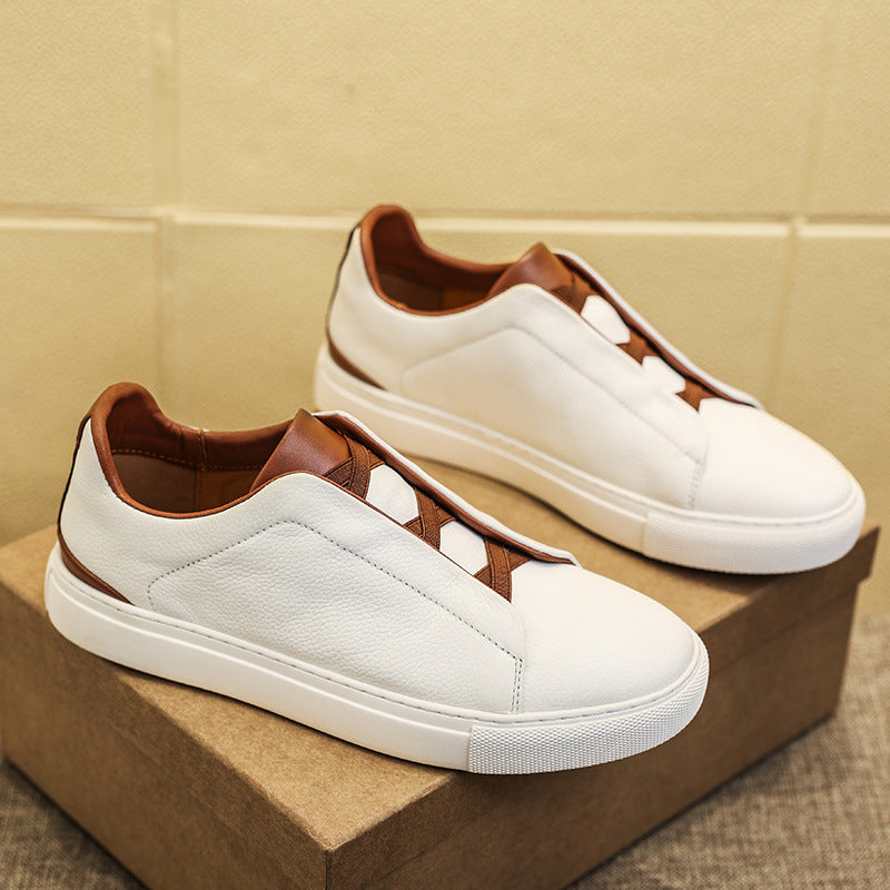 Mens Casual Leather Loafers
