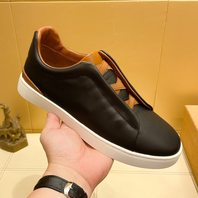 Mens Casual Leather Loafers