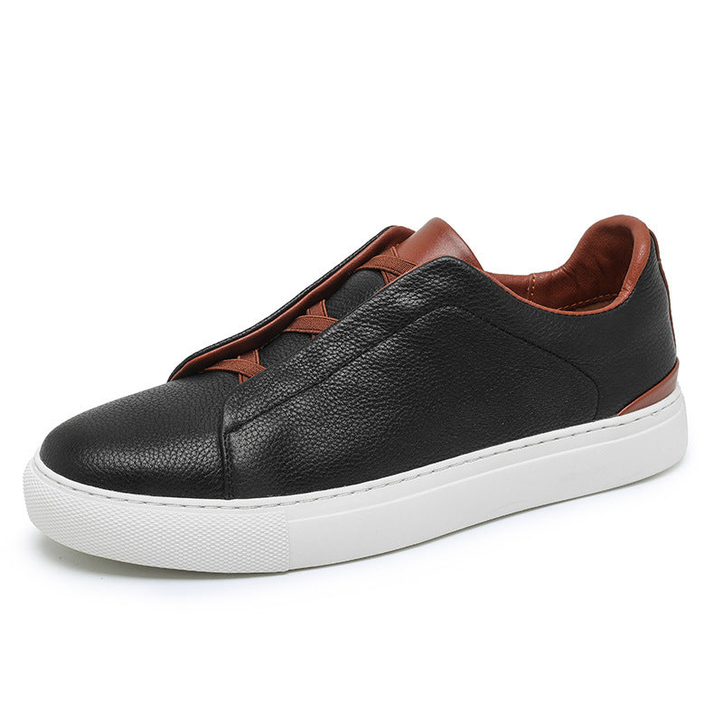 Mens Casual Leather Loafers