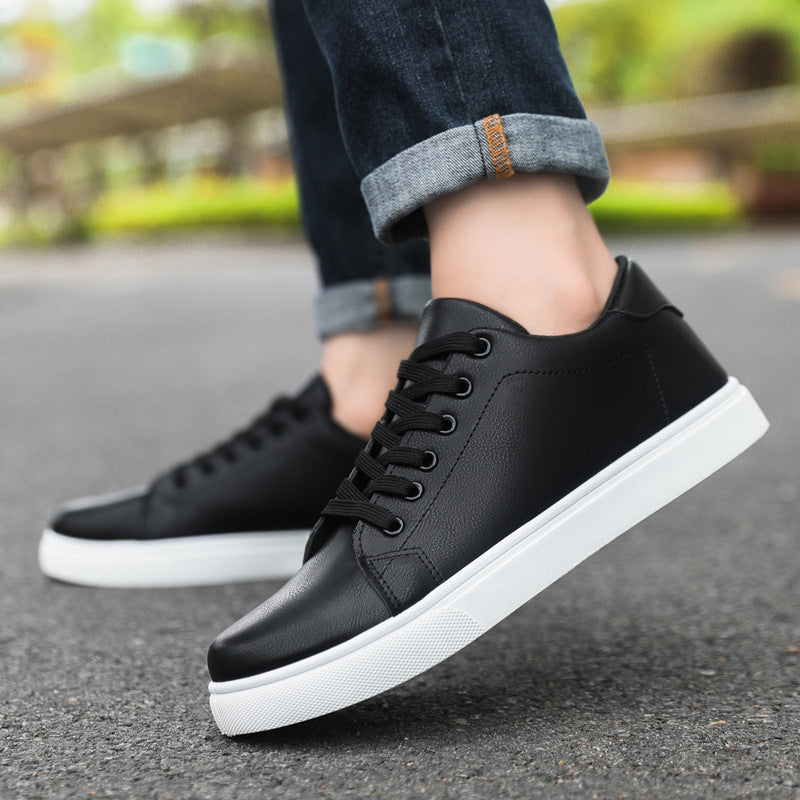 Mens Casual Leather Sneakers