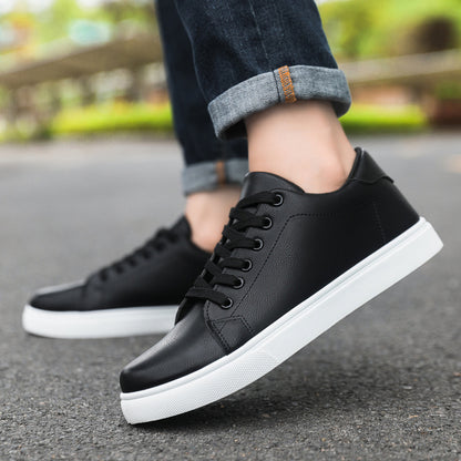 Mens Casual Leather Sneakers