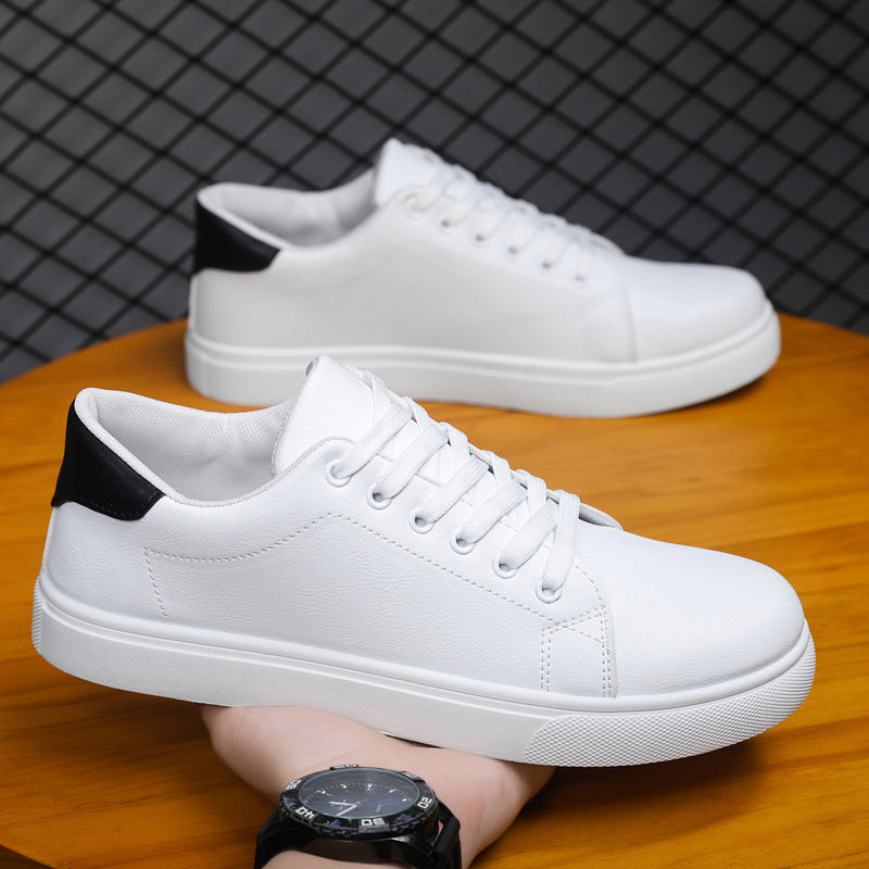 Mens Casual Leather Sneakers