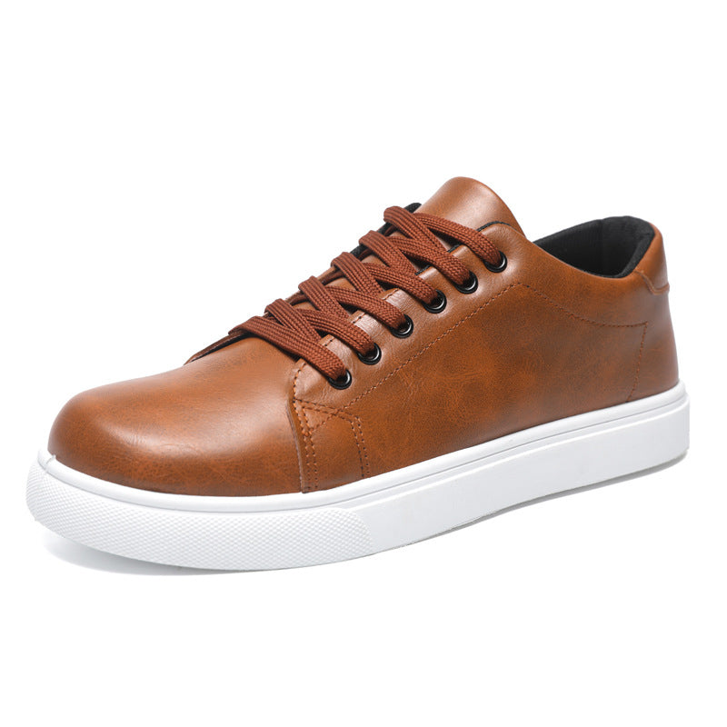 Mens Casual Leather Sneakers
