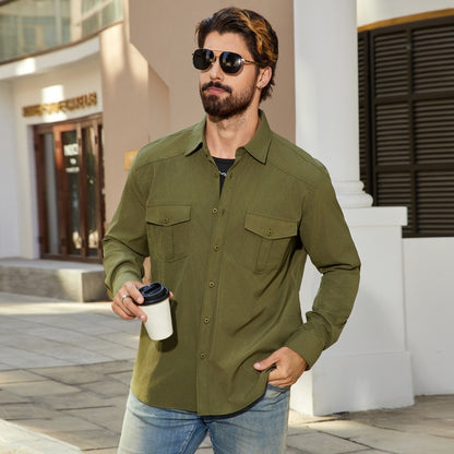 Mens Casual Long Sleeve Shirt