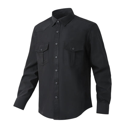 Mens Casual Long Sleeve Shirt