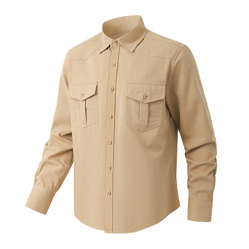 Mens Casual Long Sleeve Shirt