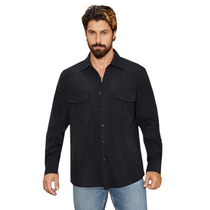 Mens Casual Long Sleeve Shirt